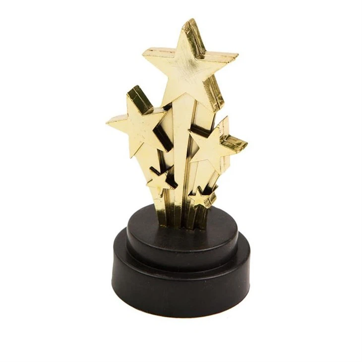3D Folk Metal Antique Crafts Star Trophy Award