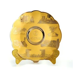 3डी उपहार स्मारिका धातु प्लेट