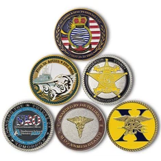 3डी स्मारिका दो तरफा कस्टम चैलेंज सिक्का