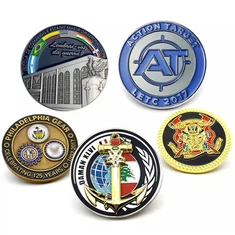 स्मारिका तामचीनी रंग धातु चुनौती सिक्का